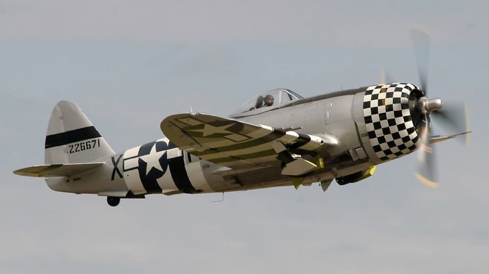 Dosud létající Republic P-47D Thunderbolt